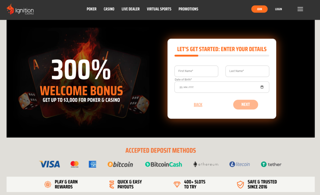 Ignition casino Australia