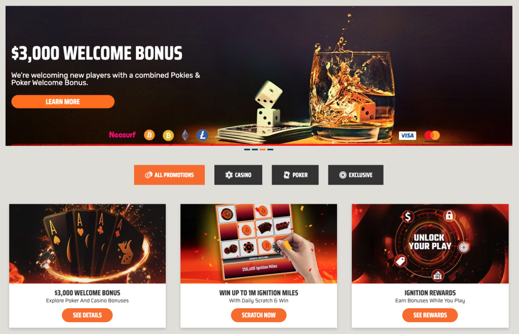Ignition casino no deposit bonus